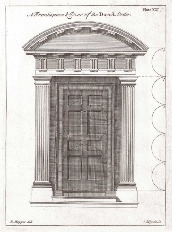 Picture of DOOR, DORIC ORDER