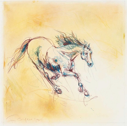 Picture of RUNNING HORSE STUDY