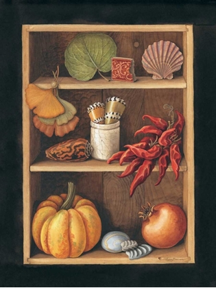 Picture of OBJECTS ON SHELVES, SPANISH STYLE