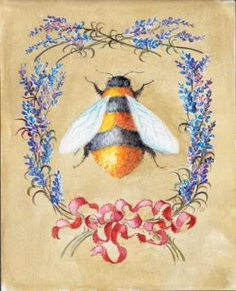 Picture of HONEY BEE AND LAVENDER