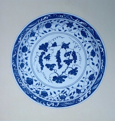 Picture of MING, VINE AND GRAPE PLATTER