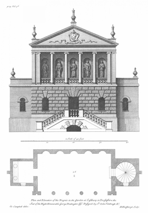 Picture of PLAN AND ELEVATION, BAGNIO