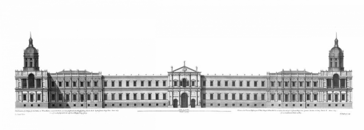 Picture of ELEVATION, PALACE OF WHITEHALL TOWARDS RIVER