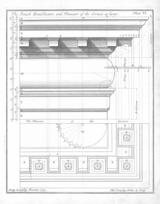 Picture of THE IONIC ENTABLATURE