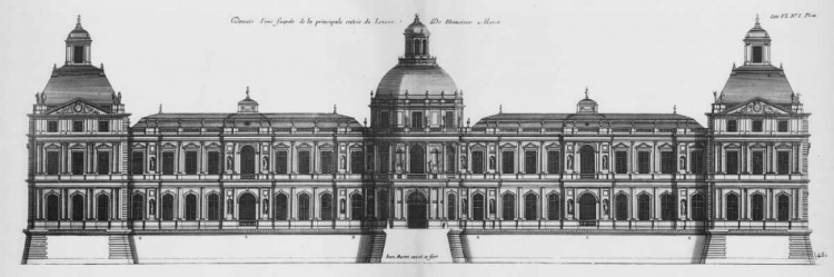 Picture of LOUVRE, ELEVATION OF THE PRINCIPAL FACADE
