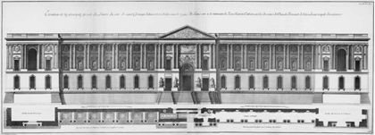 Picture of LOUVRE, PRINCIPAL FACADE