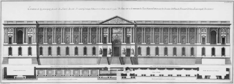 Picture of LOUVRE, PRINCIPAL FACADE