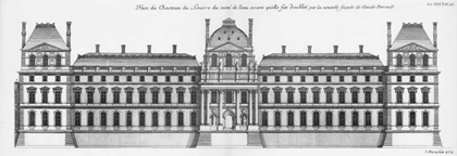 Picture of LOUVRE, ELEVATION SOUTH FACADE FACING RIVER