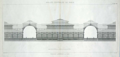 Picture of LES HALLES, PARIS, SOUTH FACADE