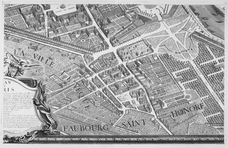 Picture of PARIS 1739 SECTIONAL MAP