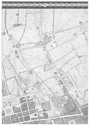 Picture of ROQUE SECTIONAL MAP OF LONDON 1748