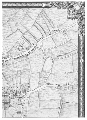 Picture of ROQUE SECTIONAL MAP OF LONDON 1748