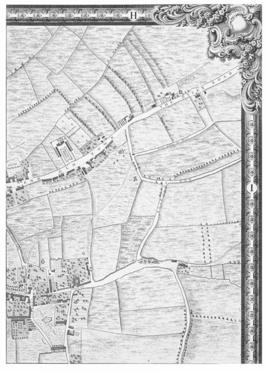 Picture of ROQUE SECTIONAL MAP OF LONDON 1748