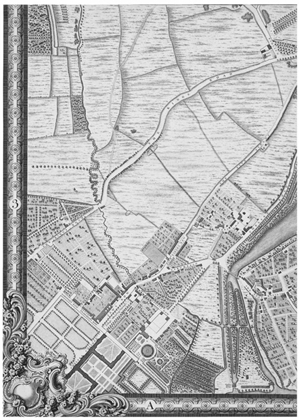 Picture of ROQUE SECTIONAL MAP OF LONDON 1748