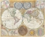 Picture of MAP OF THE WORLD IN HEMISPHERES