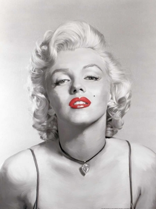 Picture of LOOK OF LOVE RED LIPS IN GRAY