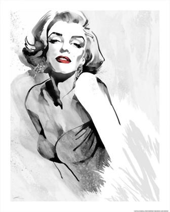Picture of MARILYNS POSE RED LIPS