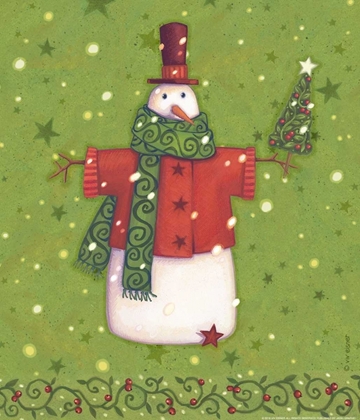 Picture of GREEN SNOWMAN