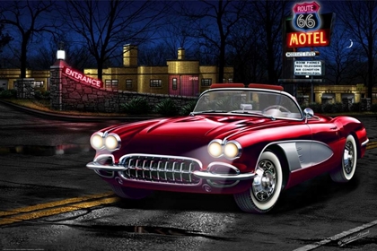 Picture of RED VETTE 66