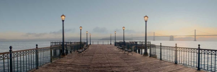 Picture of PIER WITH BAY BRIDGE VISTA