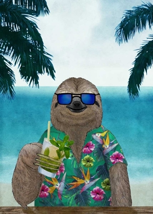 Picture of SLOTH ON SUMMER HOLIDAYS