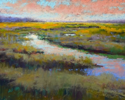 Picture of A GLIMMER ON THE MARSH