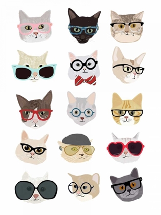 Picture of CATS WITH GLASSES