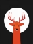 Picture of DEER AND MOON
