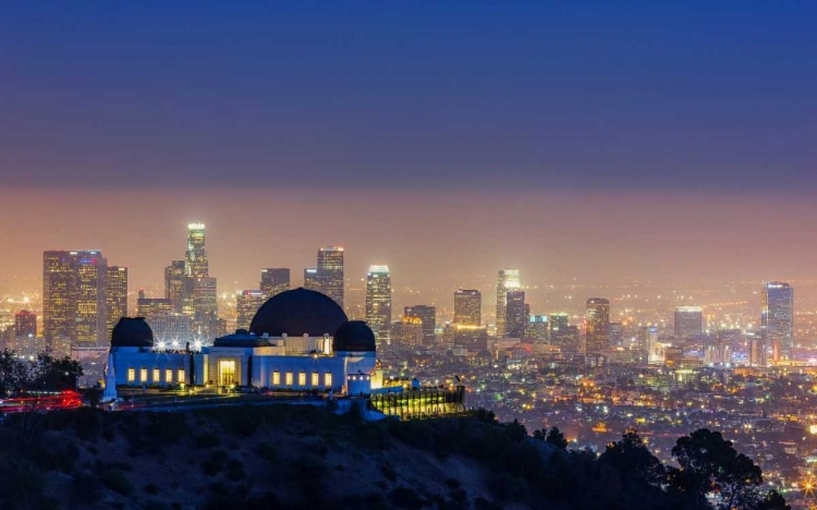 Picture of L.A. SKYLINE WITH GRIFFITH OBSERVATORY