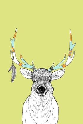 Picture of ELK AND FEATHERS
