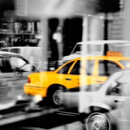 Picture of YELLOW TAXI REFLECTION