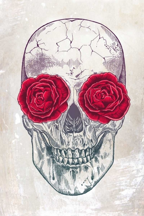 Picture of SKULL AND ROSES