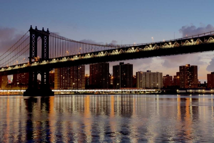 Picture of MANHATTAN BRIDGE AT DAWN