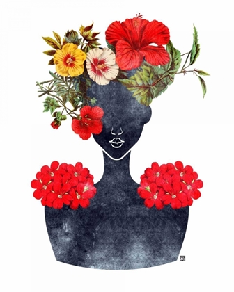 Picture of FLOWER CROWN SILHOUETTE I