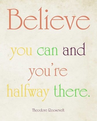 Picture of BELIEVE YOU CAN
