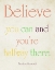 Picture of BELIEVE YOU CAN