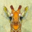 Picture of ABSTRACT GIRAFFE CALF