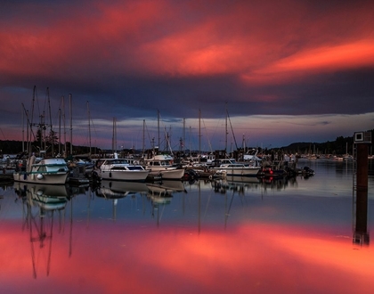 Picture of GANGES HARBOR SUNSET