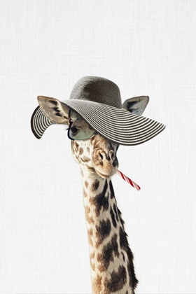 Picture of GIRAFFE DRESSED IN A HAT
