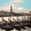 Picture of CAMPANILE VISTA WITH GONDOLAS - 1