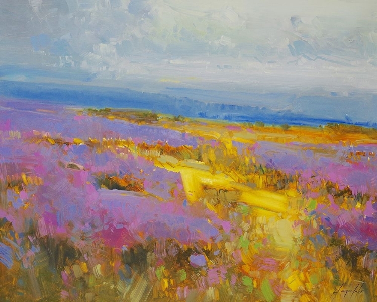 Picture of FIELD OF LAVENDERS 2