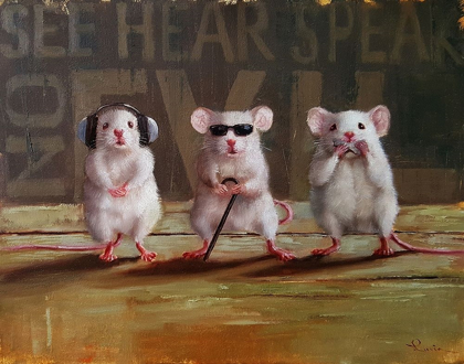Picture of THREE WISE MICE