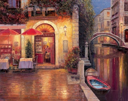 Picture of NIGHT CAFE AFTER RAIN