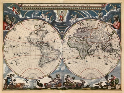 Picture of NOVA ET ACCURATISSIMA TOTIUS TERRARUM ORBIS TABULA