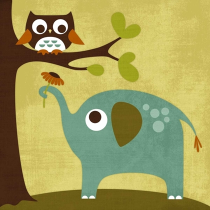 Picture of OWL AND ELEPHANT