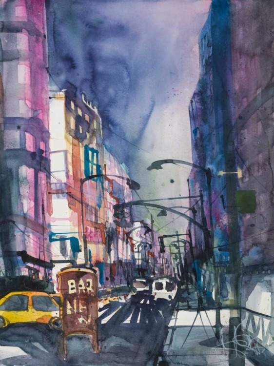 Picture of NEW YORK AQUAREL II