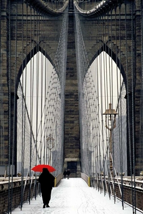 Picture of BROOKLYN BRIDGE MEETS RED