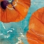 Picture of POPPIES IN THE SKY II