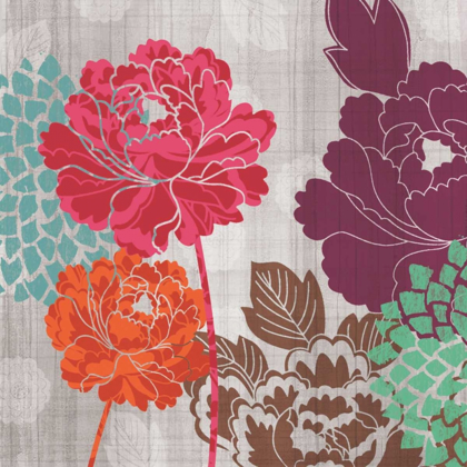 Picture of PEONY PATTERNS I