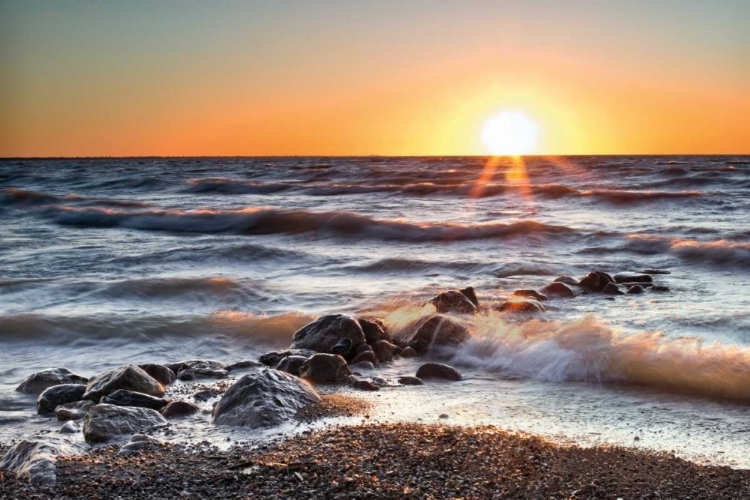 Picture of SUNSET AT BLUE POINT